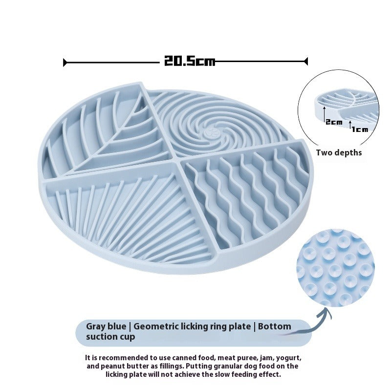 Silicone Dog Lick Slow Feeder Mat