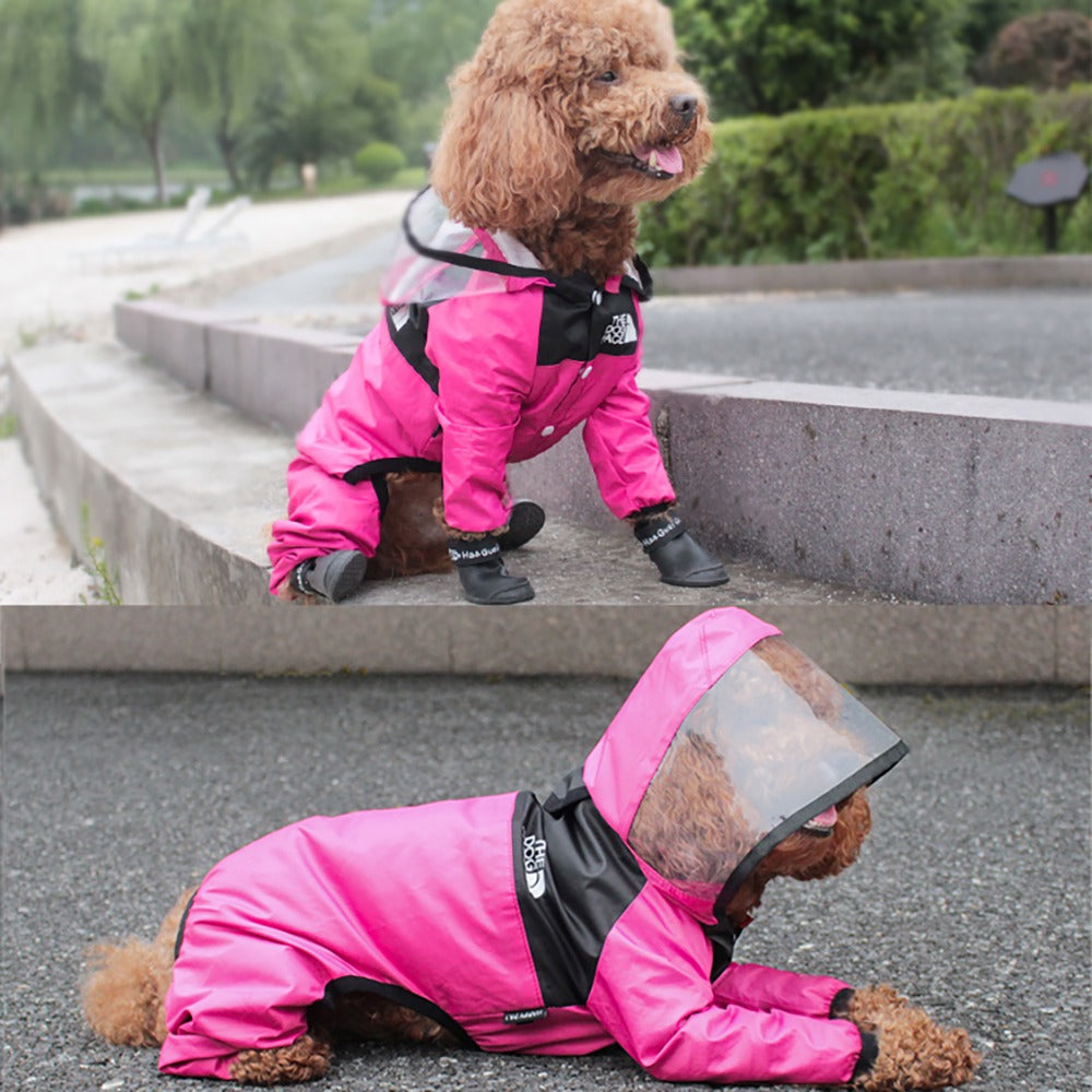 Waterproof Dog Raincoat Poncho