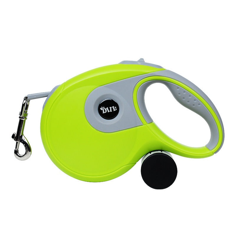 Retractable Dog Leash with One-Button Lock