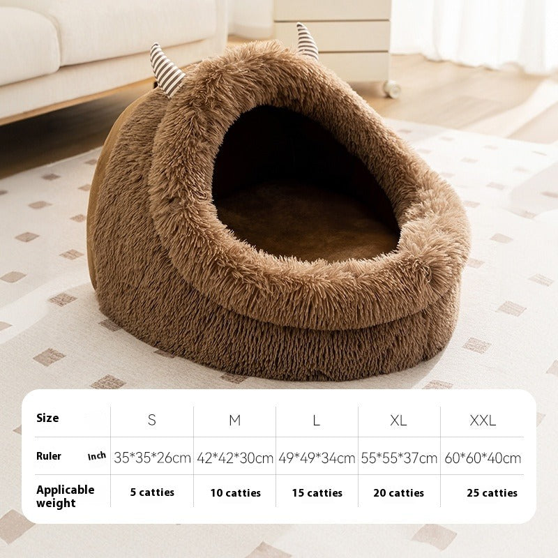 Dog Plush Warm Bed