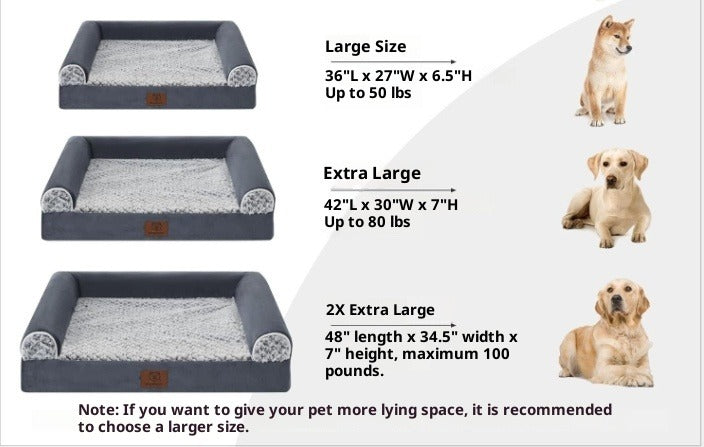 Rectangular Pet Bed Four Seasons