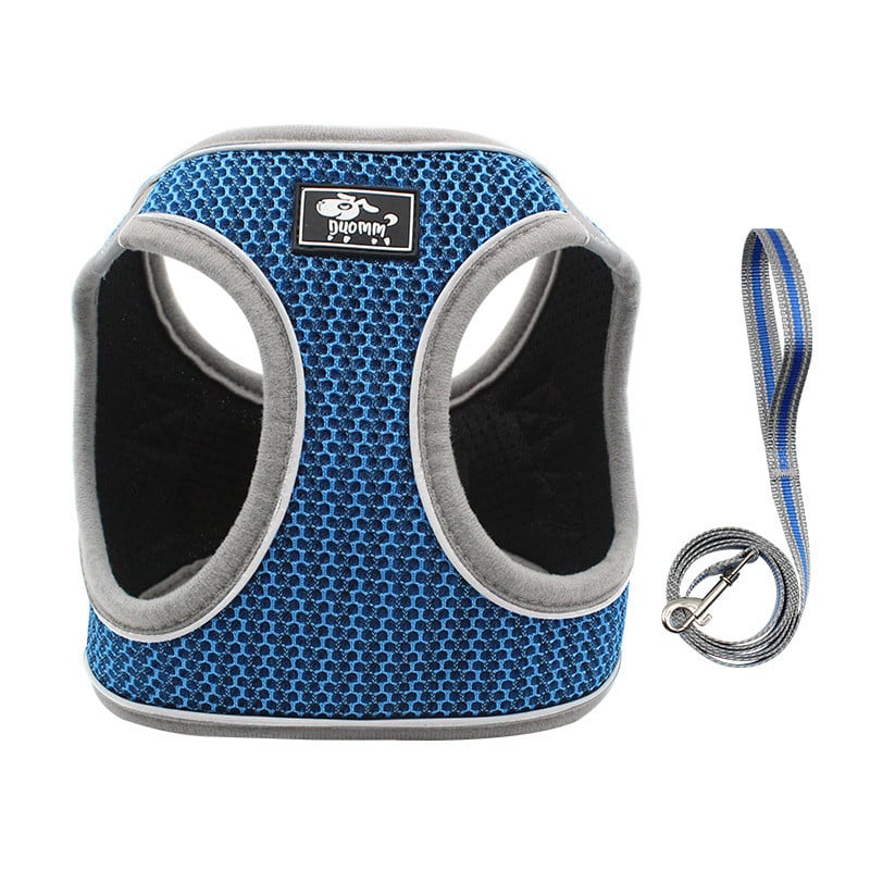 Breathable Vest-style Dog Harness with Walking Rope