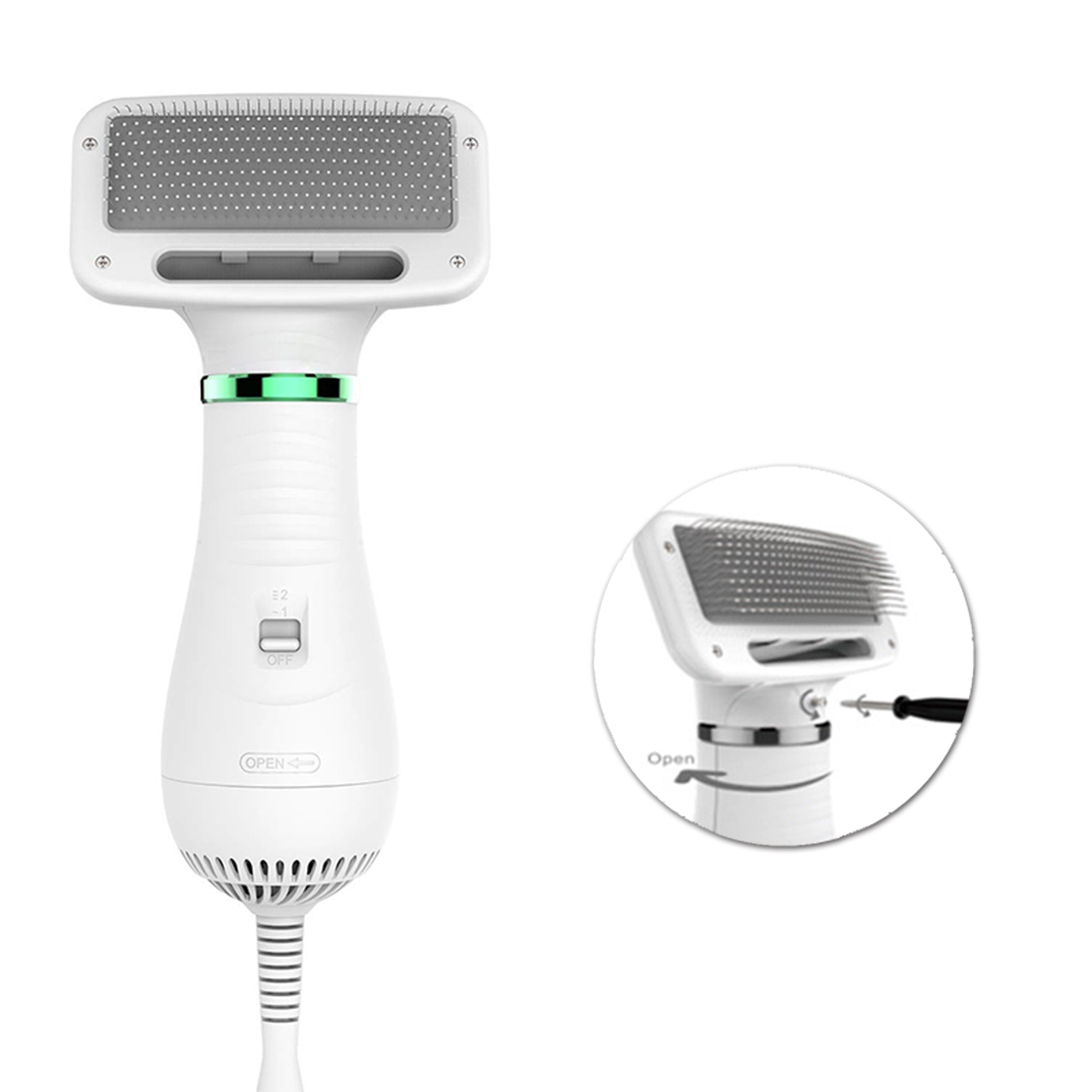 Pet Hair Dryer Brush for Dogs & Cats