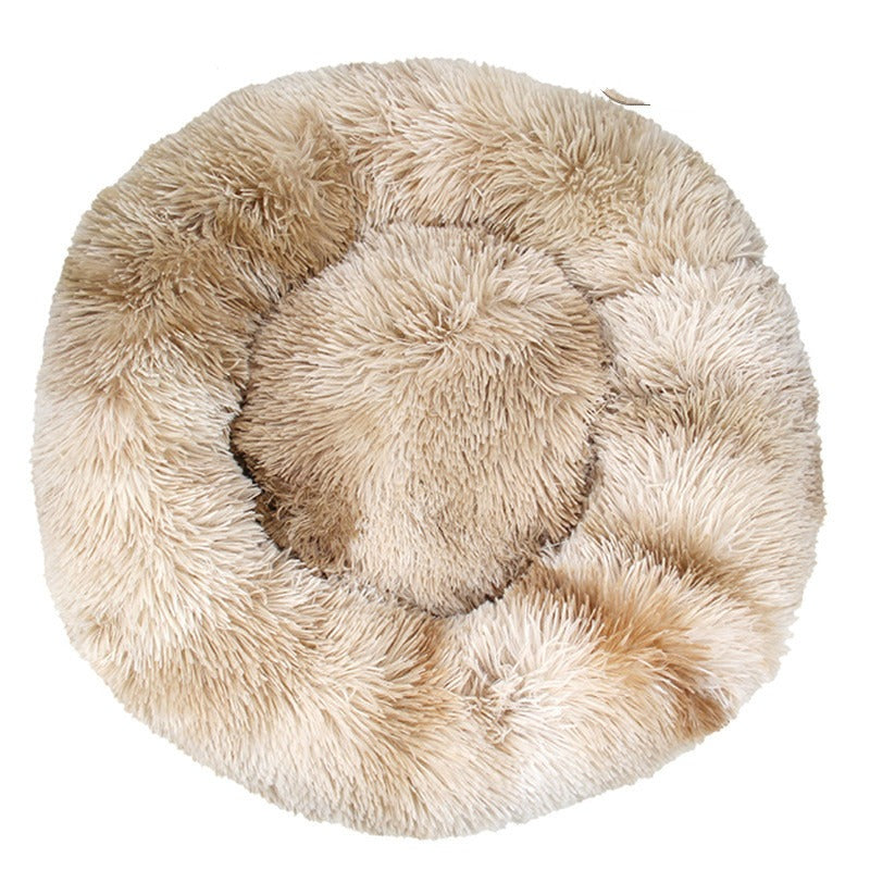 Round Plush Pet Bed