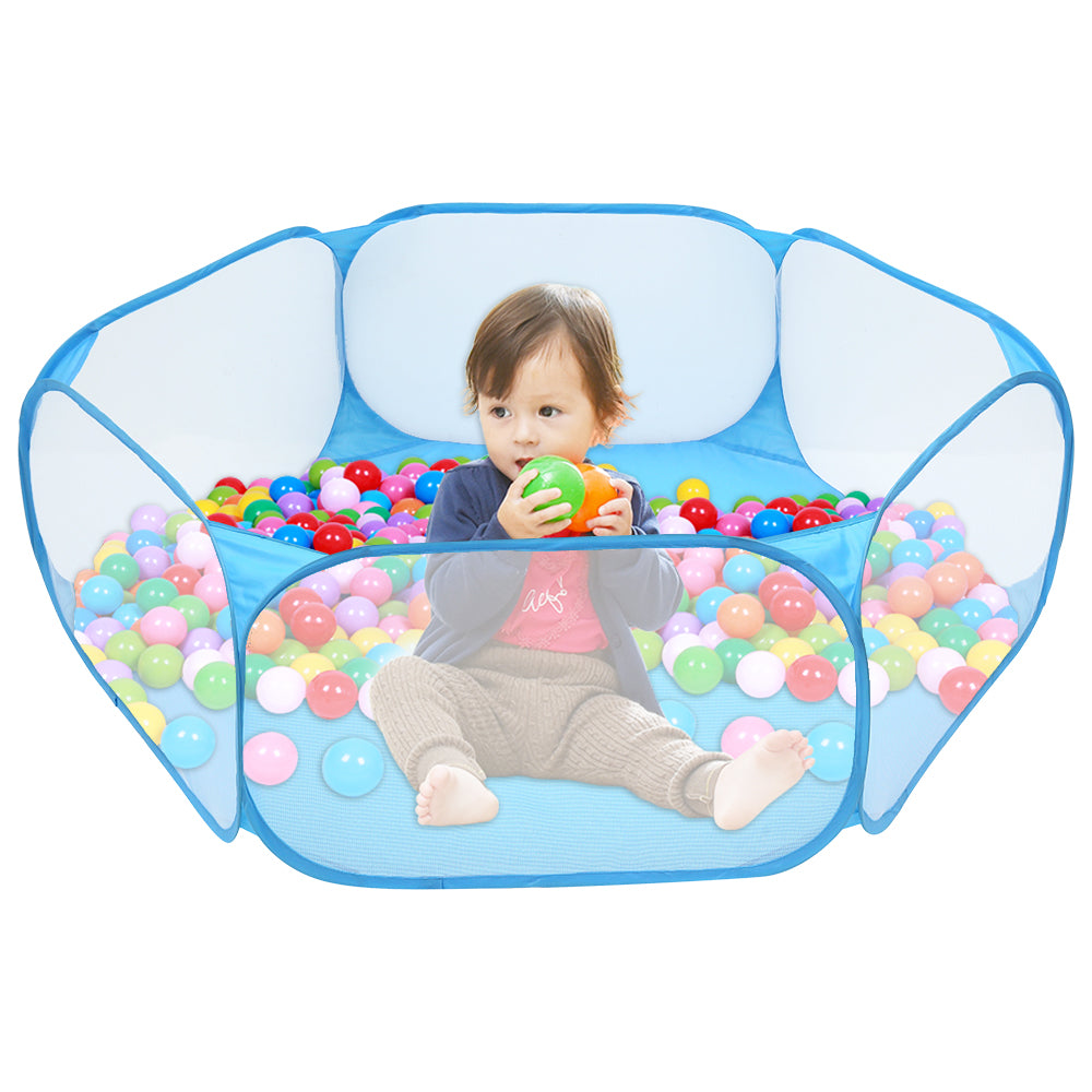 Hexagonal Ocean Ball Pit Tent for Kids and Pets