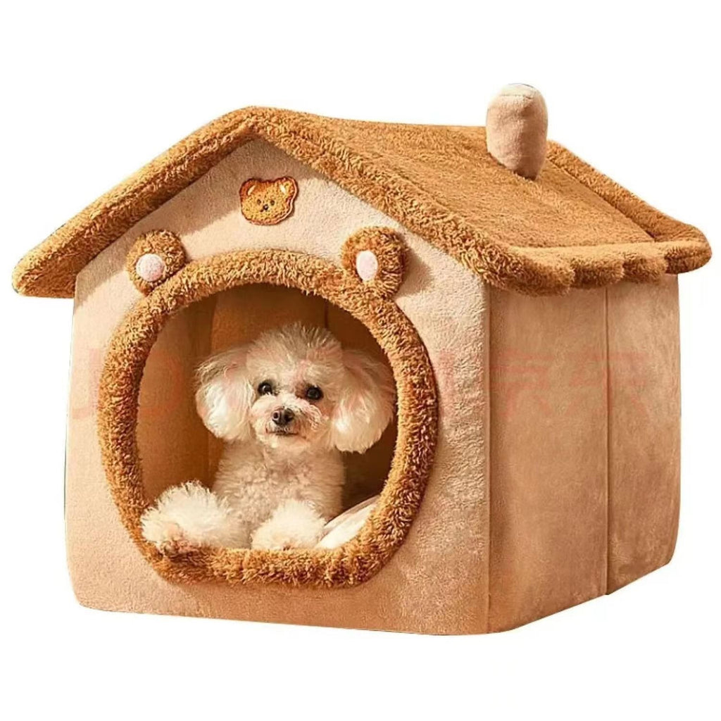 Removable Warm Cat & Dog Bed House