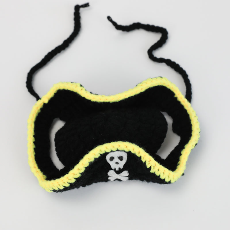 Handmade Pirate Hat for Pets with Leaky Ear Design