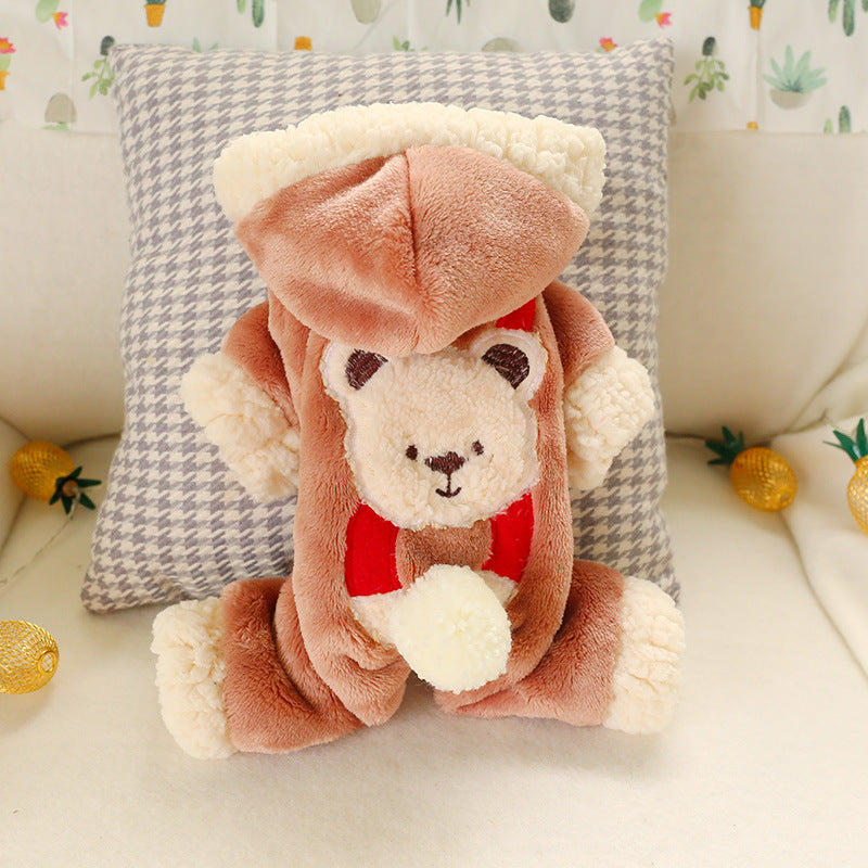 Warm Snowball Bear Clothing Transformation