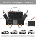 Waterproof Dog Car Back Seat Hammock
