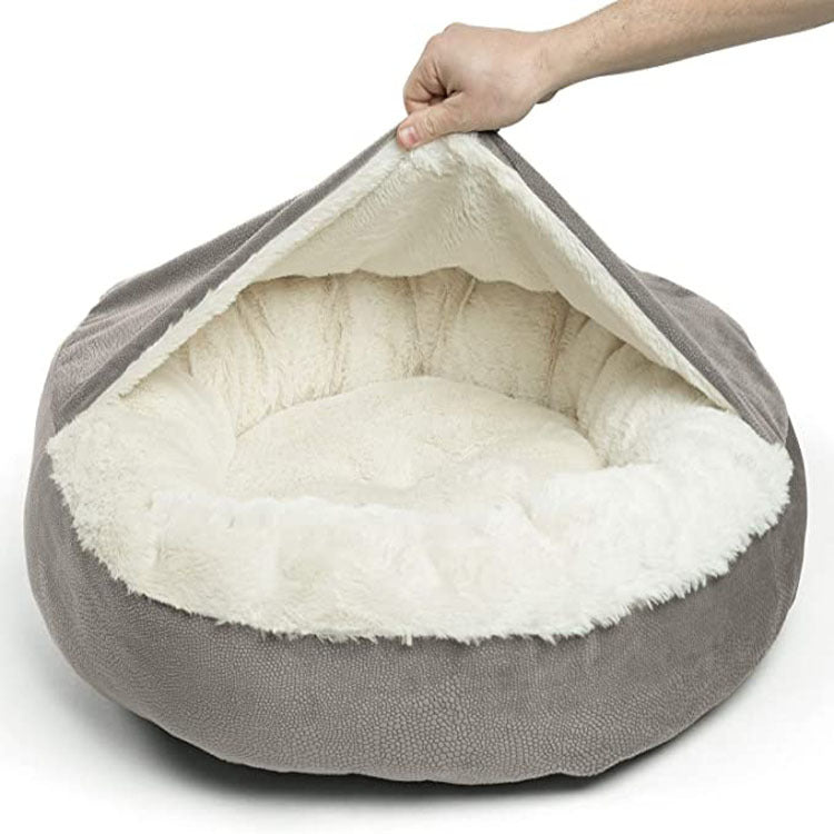 Warm Pet Bed with Cover for Dogs and Cats