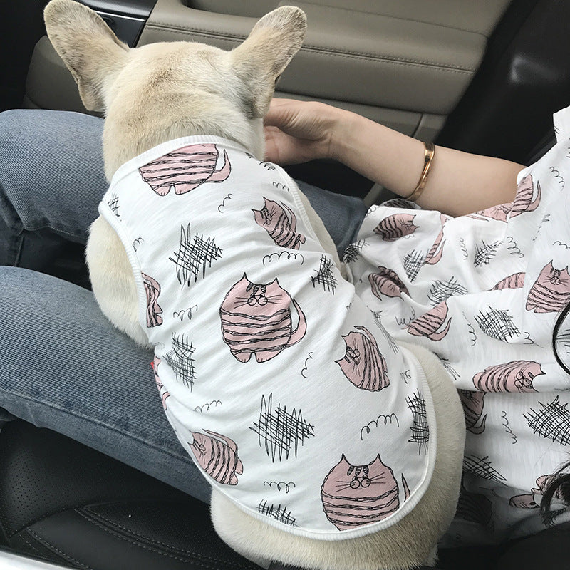 Summer Cat Family Matching Outfits - Lightweight Vest