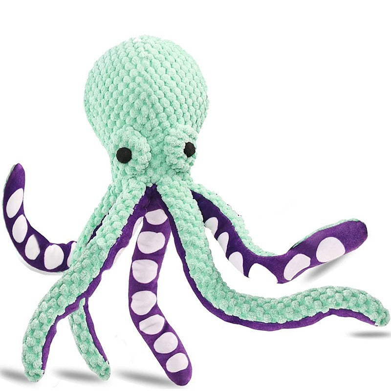 Plush Squeaky Octopus Pet Toy