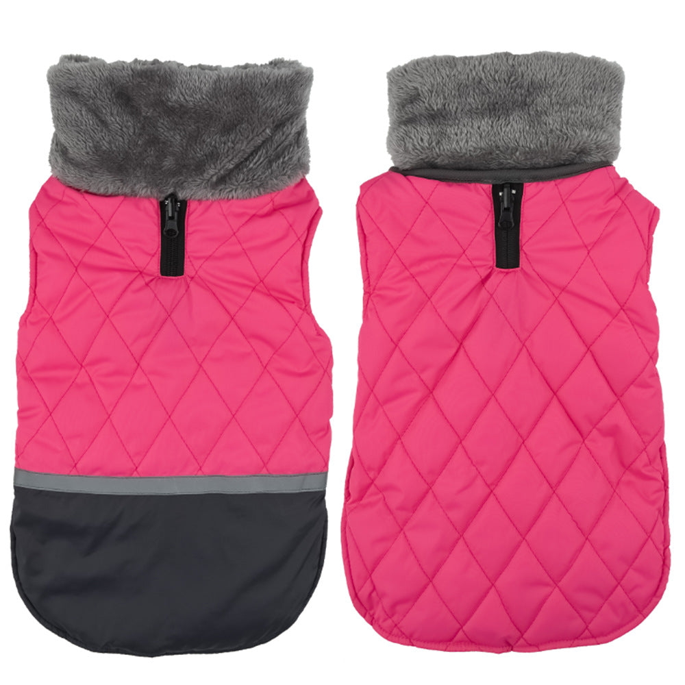 Double-sided Plush Lapel Pet Clothes