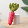 Carrot Pet Vocal Rubber Toy - Bite-resistant Design