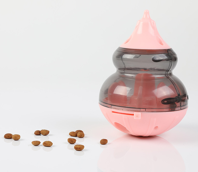 Gourd-Shaped Dog Food Leaking Ball Educational Toy