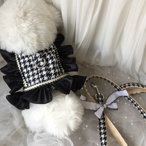 Dog Vest with Hand-Holding Rope and Chest Strap