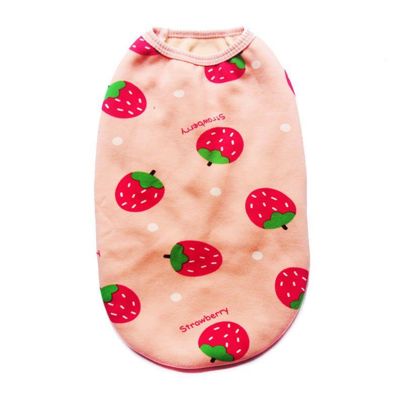 Plush Pet Vest for Autumn and Winter (Small to Large)