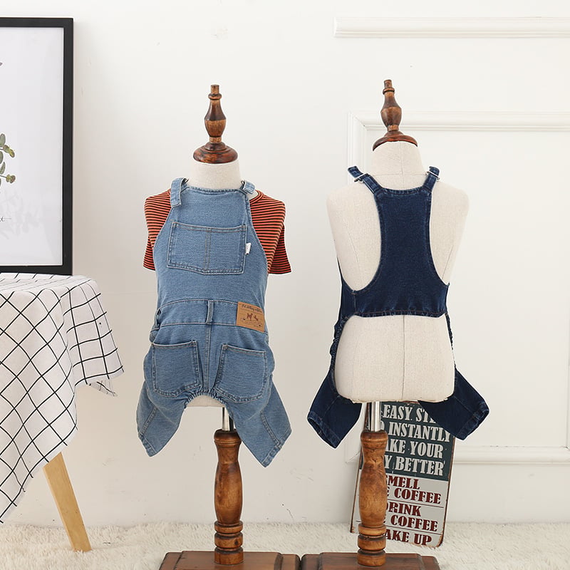 Jeans Dog Clothes for Teddy and Bichon Breeds