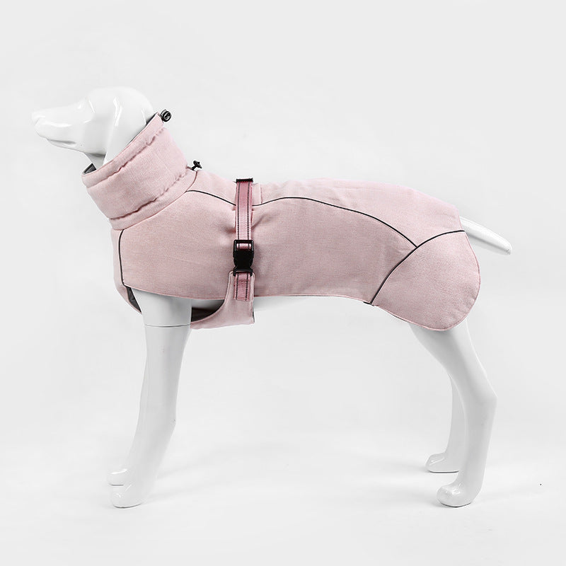 Reflective Padded Dog Clothes with Soft Warm Belly