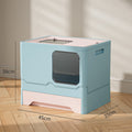 Extra Large Enclosed Cat Litter Box with Drawer