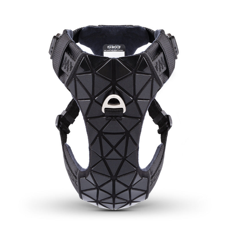 Dog Vest Style Traction Rope for Chest and Back