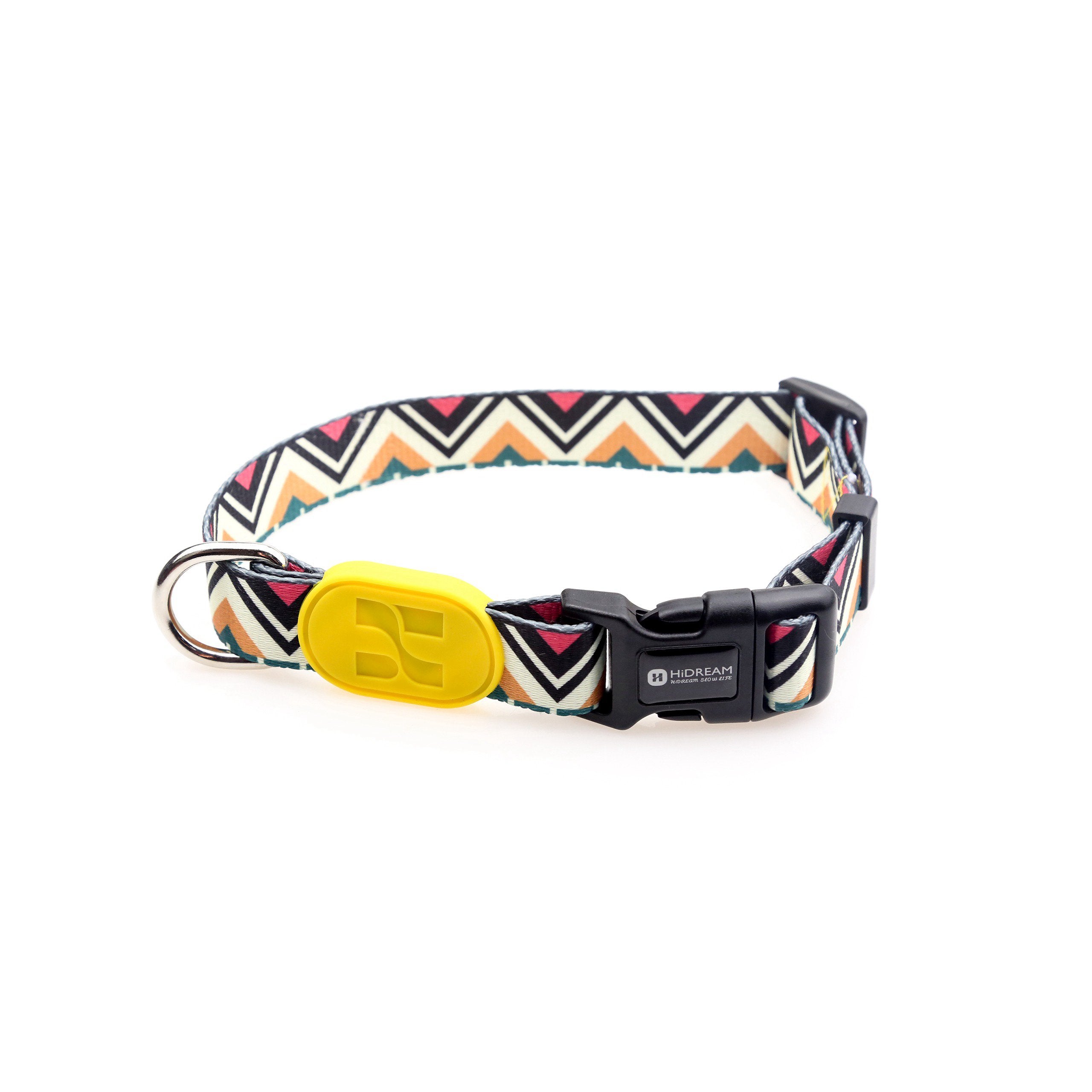 HiDREAM Colorful Dog Collar and Leash for Pets