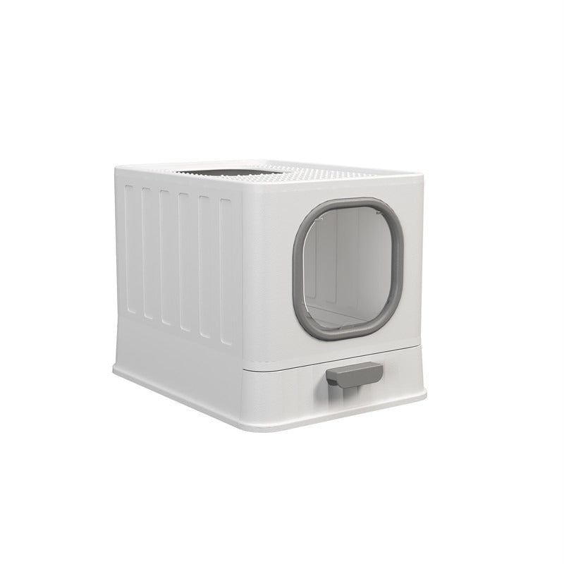 Large Enclosed Folding Cat Litter Box
