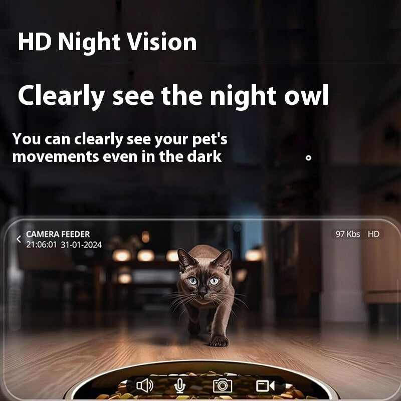 Automatic Smart Pet Feeder with Video Control