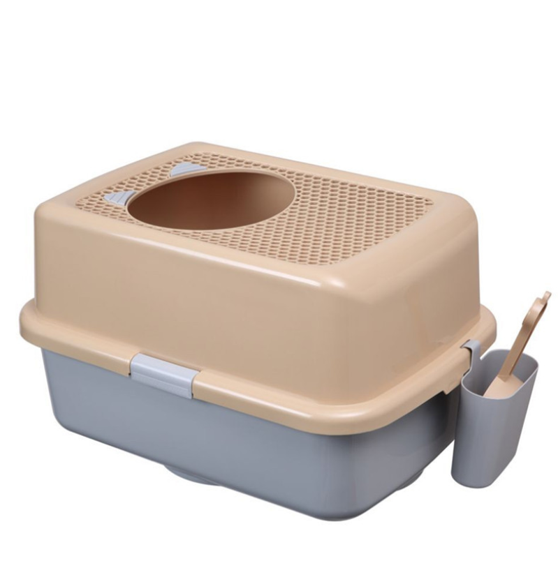 Extra Large Enclosed Cat Litter Box and Toilet