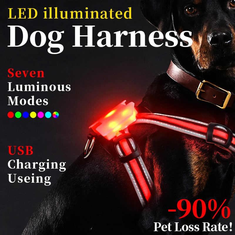 Dog Vest LED Harness