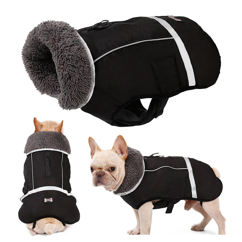 Thick Warm Vest for Medium to Large Dogs, Autumn/Winter