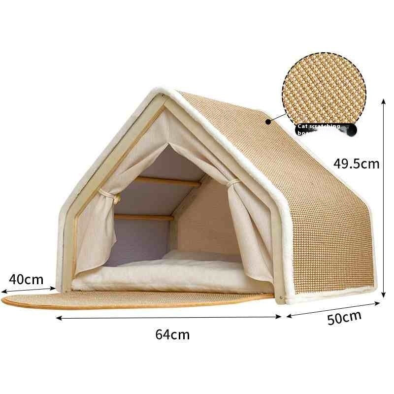 Sisal Cat Scratch Tent