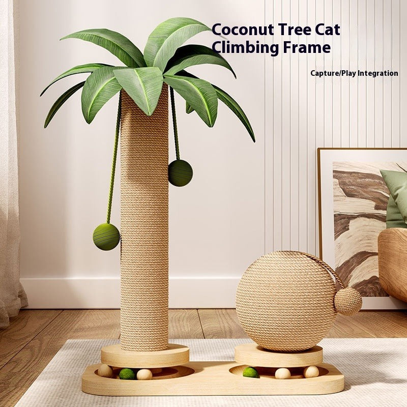 Wear-Resistant Cat Scratch Board Climbing Frame