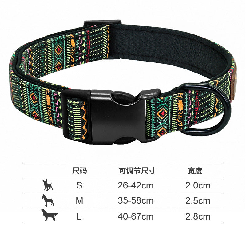 Reflective Dog Collar with Engraving for Pets