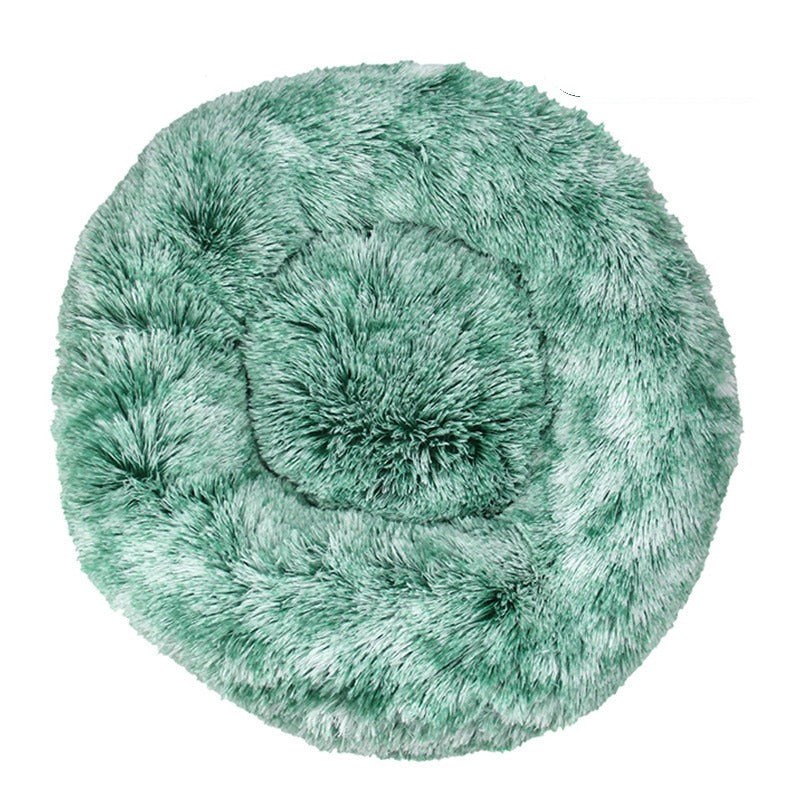 Round Plush Pet Bed