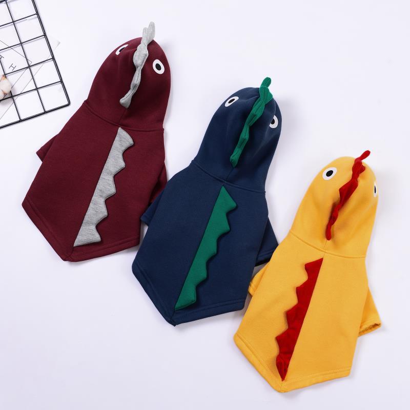 Dinosaur Cotton and Velvet Pet Clothing Collection