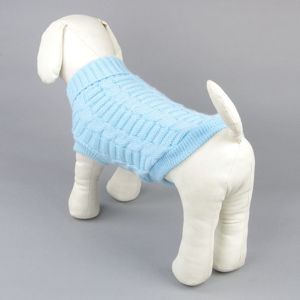 Solid Color Dog Sweater for Pets and Cats