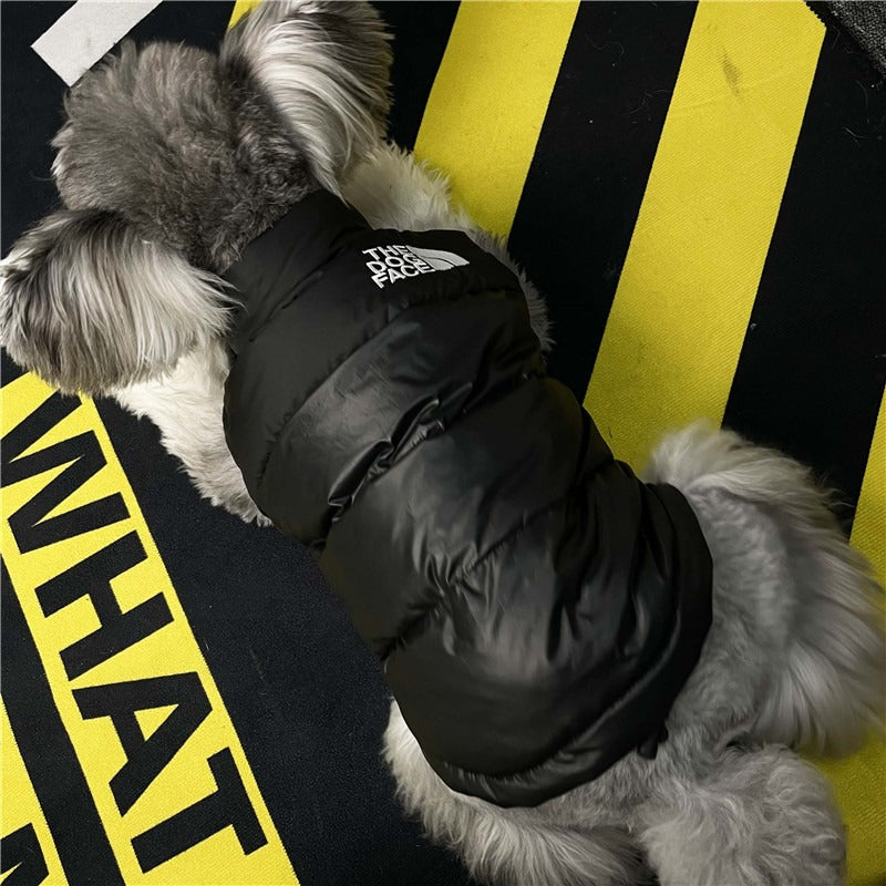 Pet Black Down Jacket Sleeveless Vest