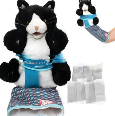 Cat Puppet Wrestler