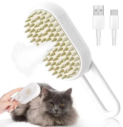 3-in-1 Pet Massage Steamy Brush