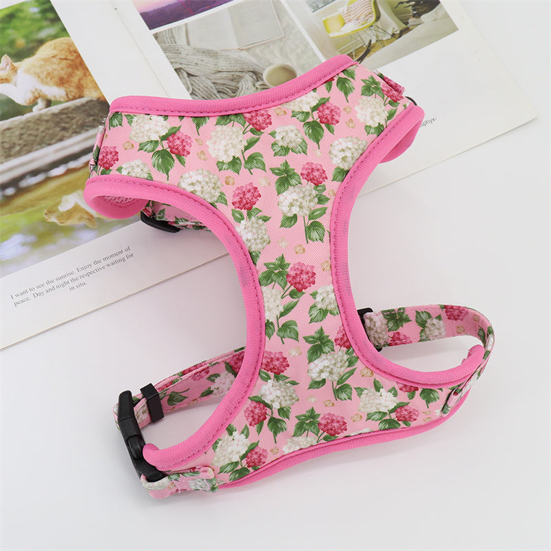 Cute Broken Flowers Traction Rope Vest Type