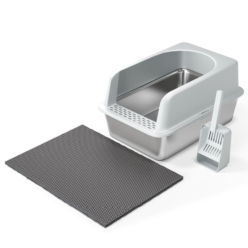 Stainless Steel Cat Litter Box Medium