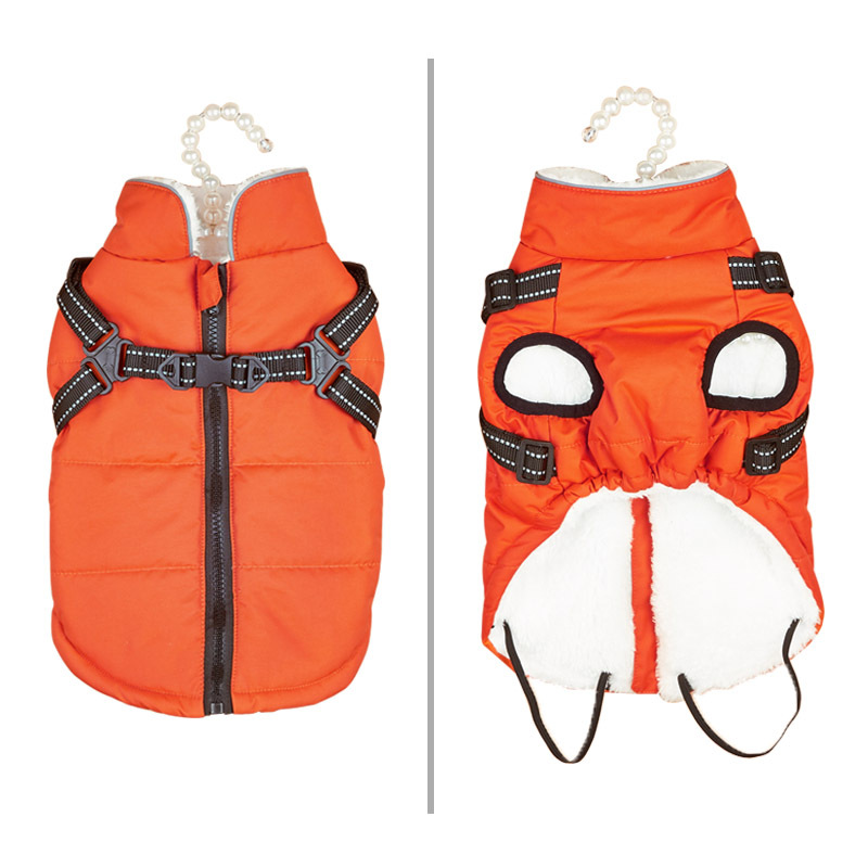 Reflective Cotton Vest for Dogs - Warm and Stylish