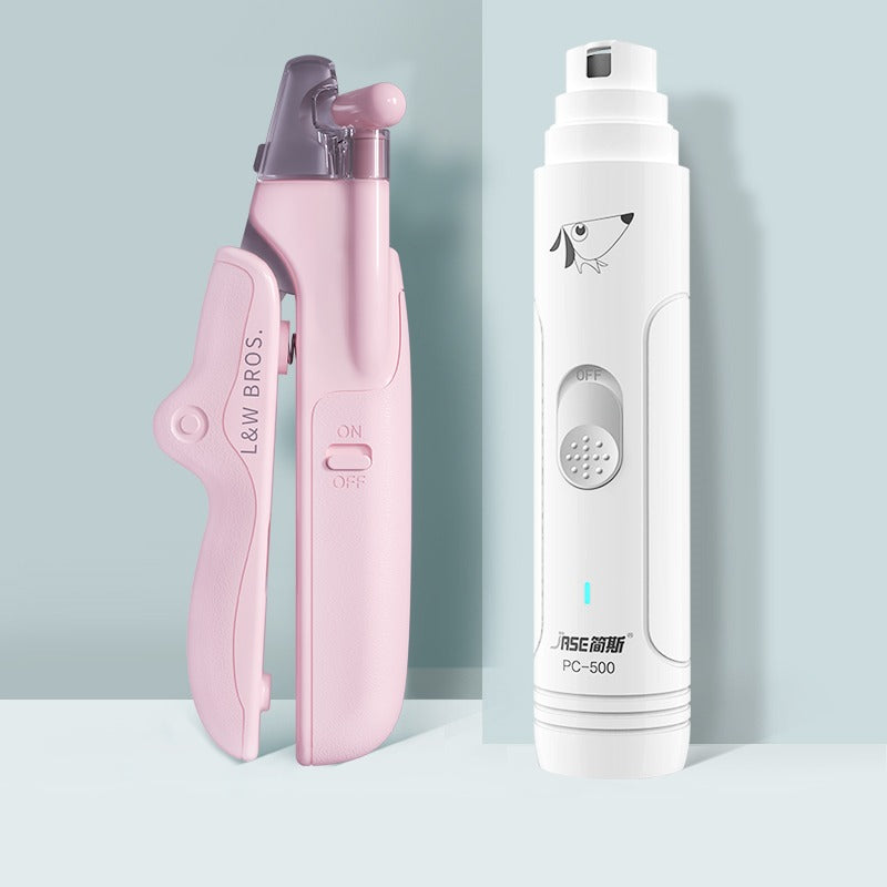 Pet Nail Clippers with LED Light