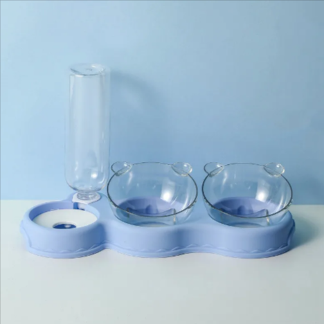 Automatic Cat Bowl with Water Dispenser