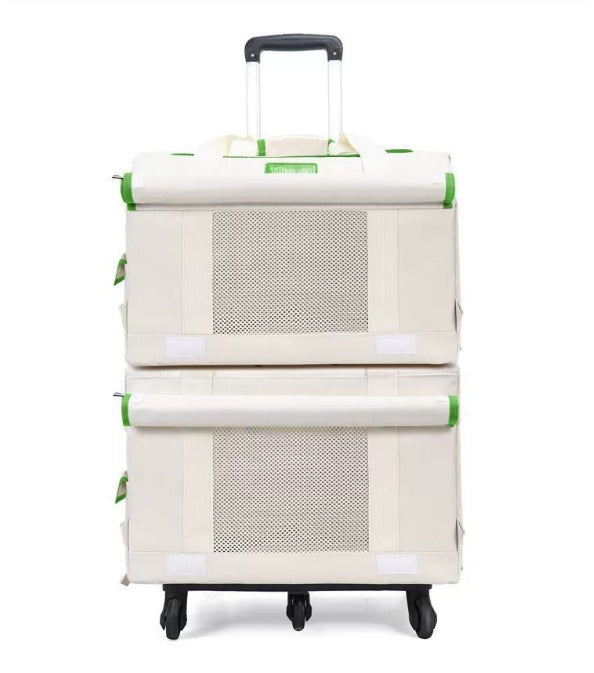 Portable Cat & Dog Travel Bag with Wheels