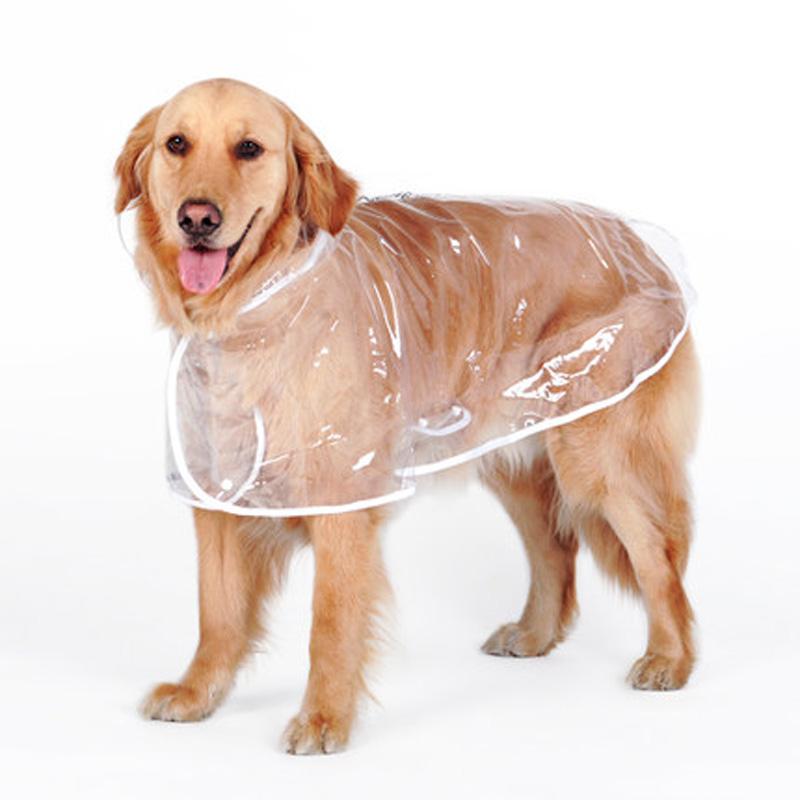 Dog Raincoat for Large and Medium Breeds (Golden, Husky)