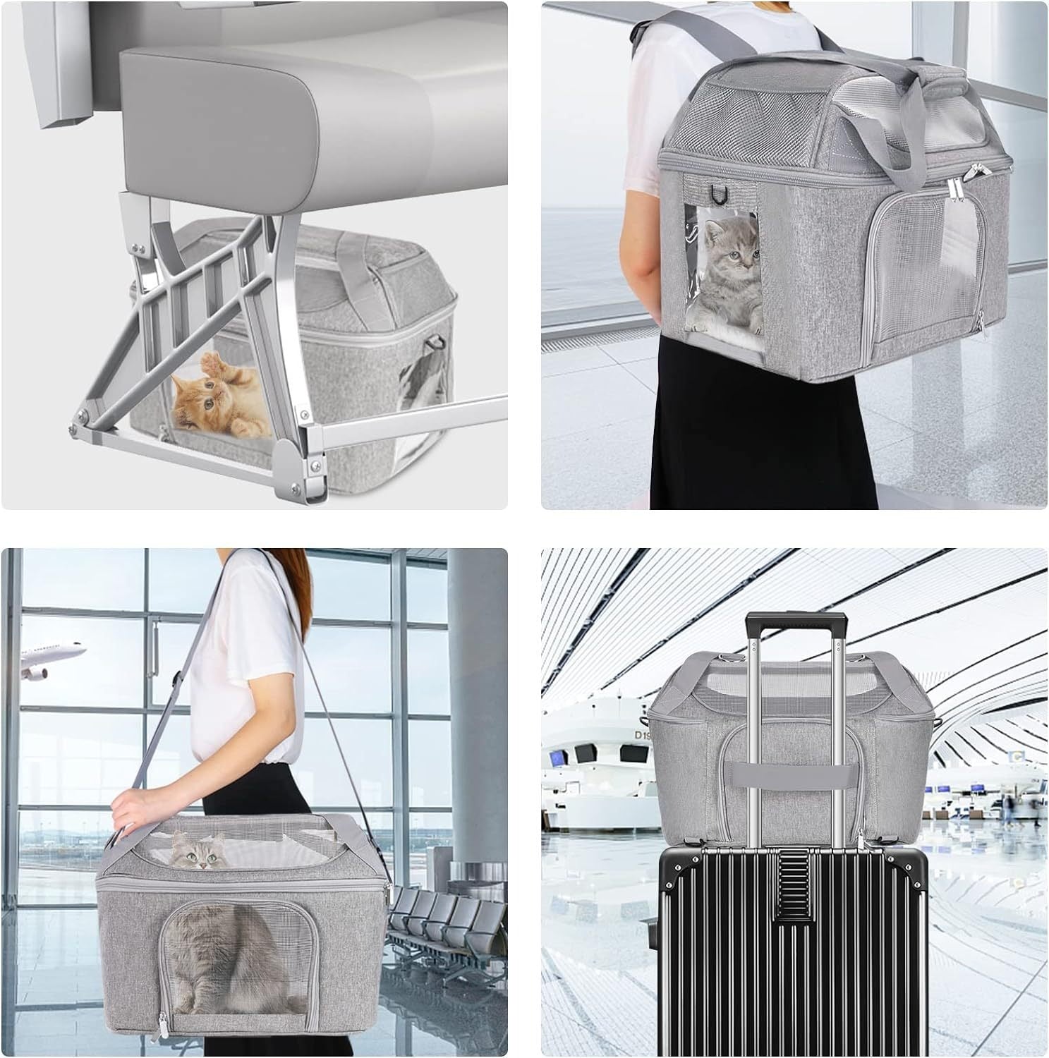 Dog Backpack Portable Pet Carrier Bag