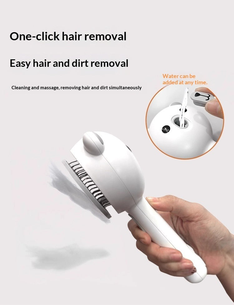 Pet Spray Massage Steam Comb Brush