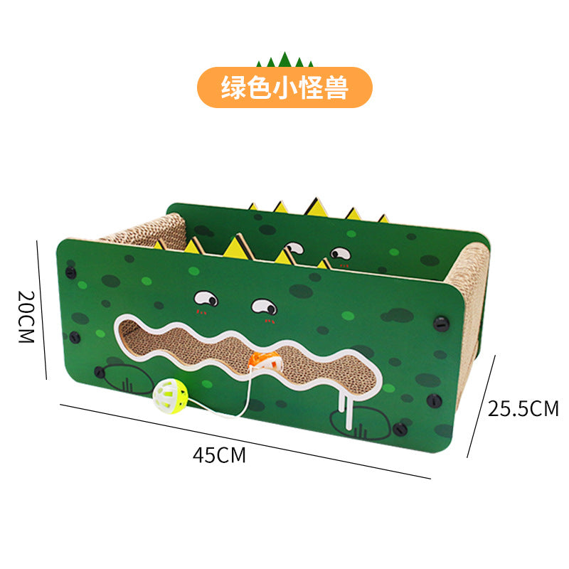 Wholesale Cartoon Cat Scratching Board & Bed Combo